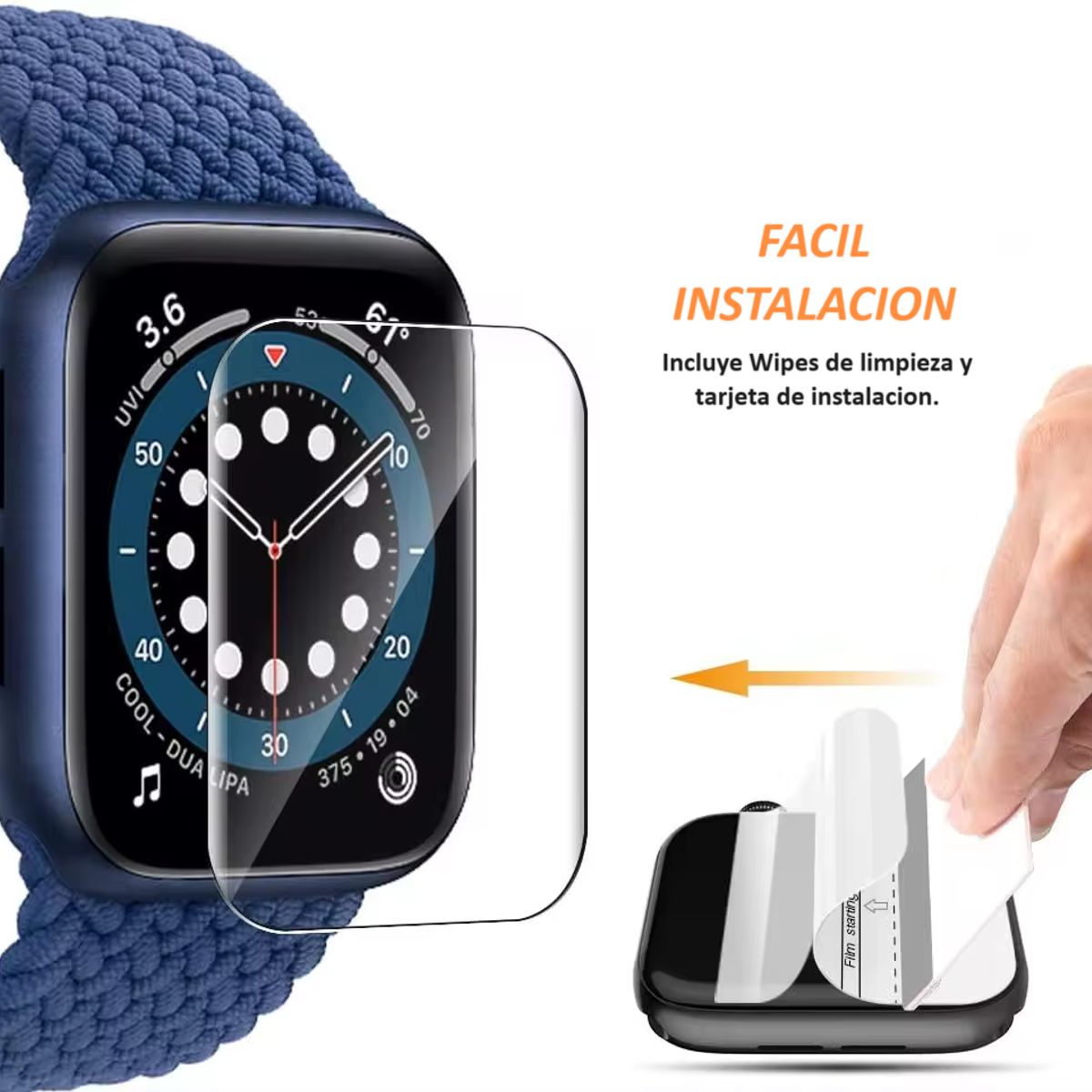 GENERICO - Lamina De Hidrogel Para Apple Watch 40mm