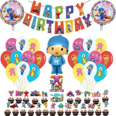 GENERICO - Pack Decoración De Cumpleaños Pocoyo Globifiesta