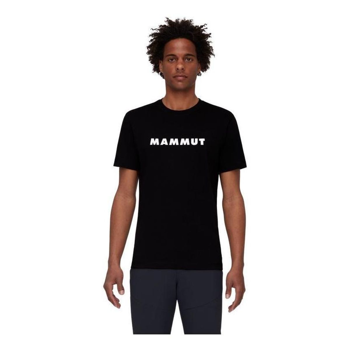 MAMMUT - Polera Core T-Shirt Logo Negro MAMMUT