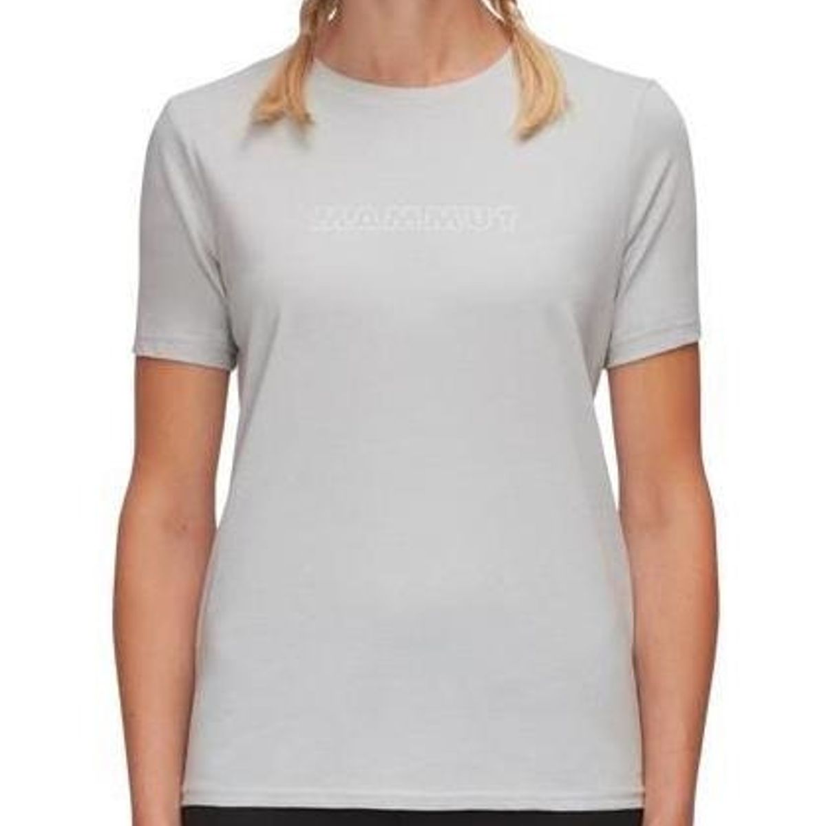 MAMMUT - Polera Core T-Shirt Logo Gris MAMMUT