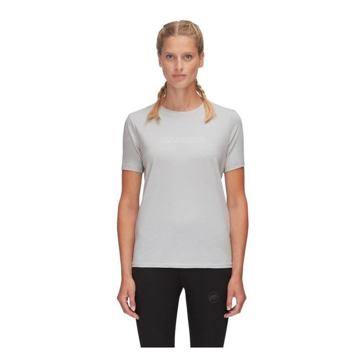 MAMMUT - Polera Core T-Shirt Logo Gris MAMMUT