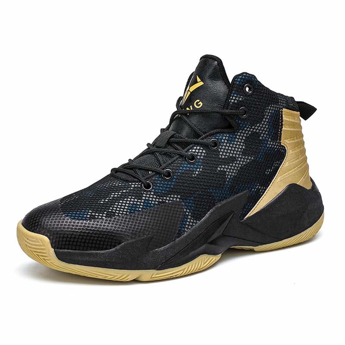 SHANDIAN - Zapatilla de Básquetbol Hombre Negro