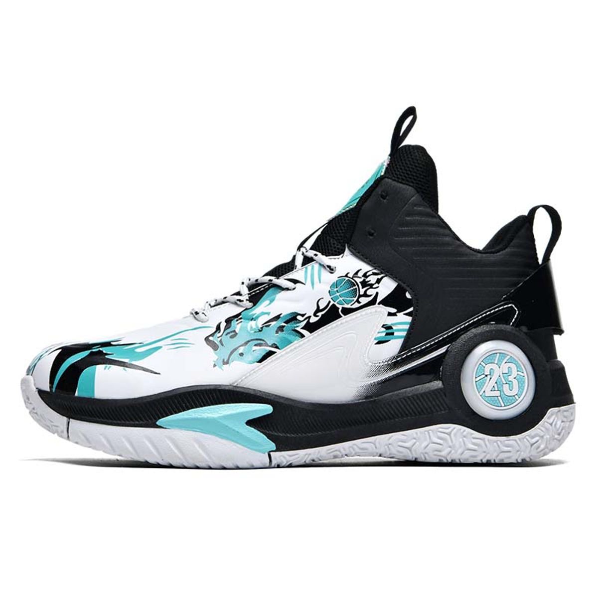 SHANDIAN - Zapatilla de Básquetbol Hombre Negro