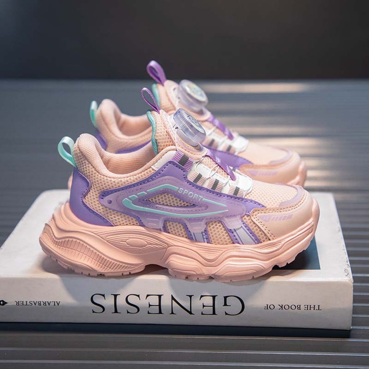 SHANDIAN - Zapatillas de BOA outdoor para niñas