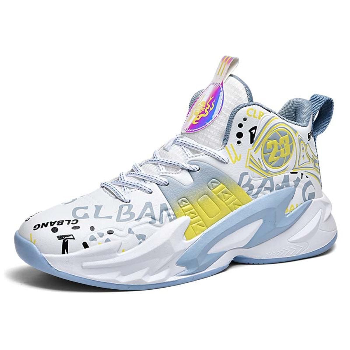 SHANDIAN - Zapatilla Básquetbol Hombre Blanco