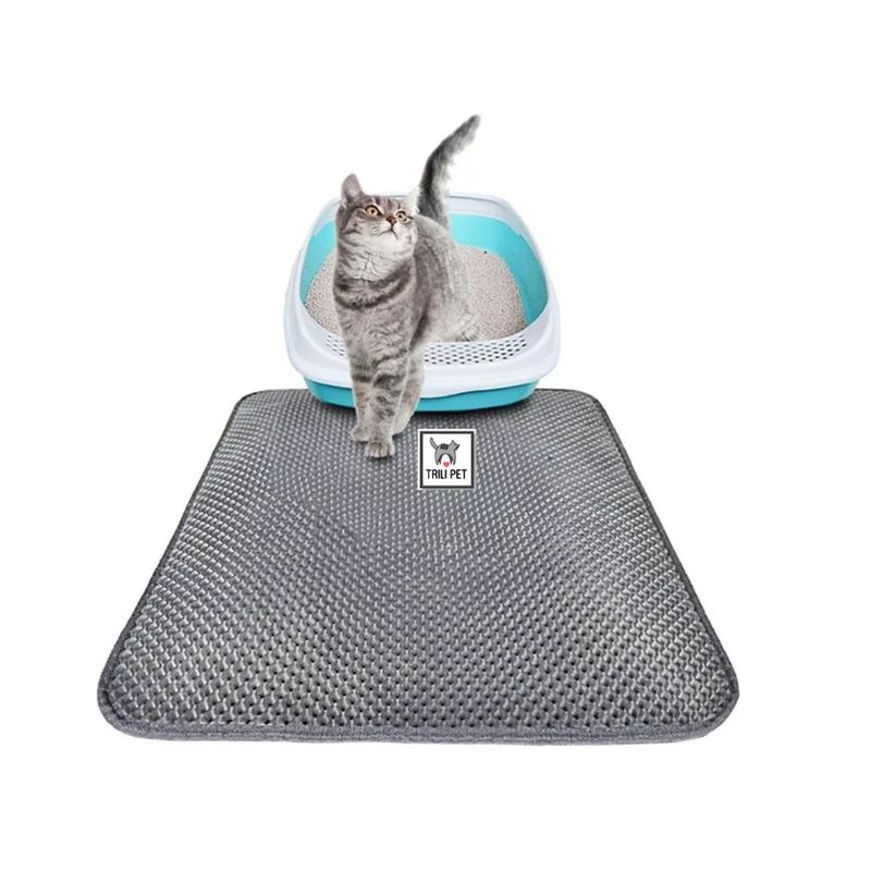 GENERICO - Alfombra Salida Arenero Gato Baño Grande.