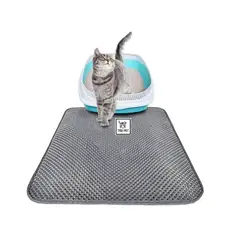 GENERICO - Alfombra Salida Arenero Gato Baño Grande.