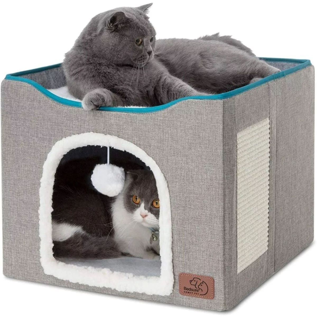 MUNDO MAGIA - Cama Casa Iglu Para Mascotas Gato Y Perro Pequeño