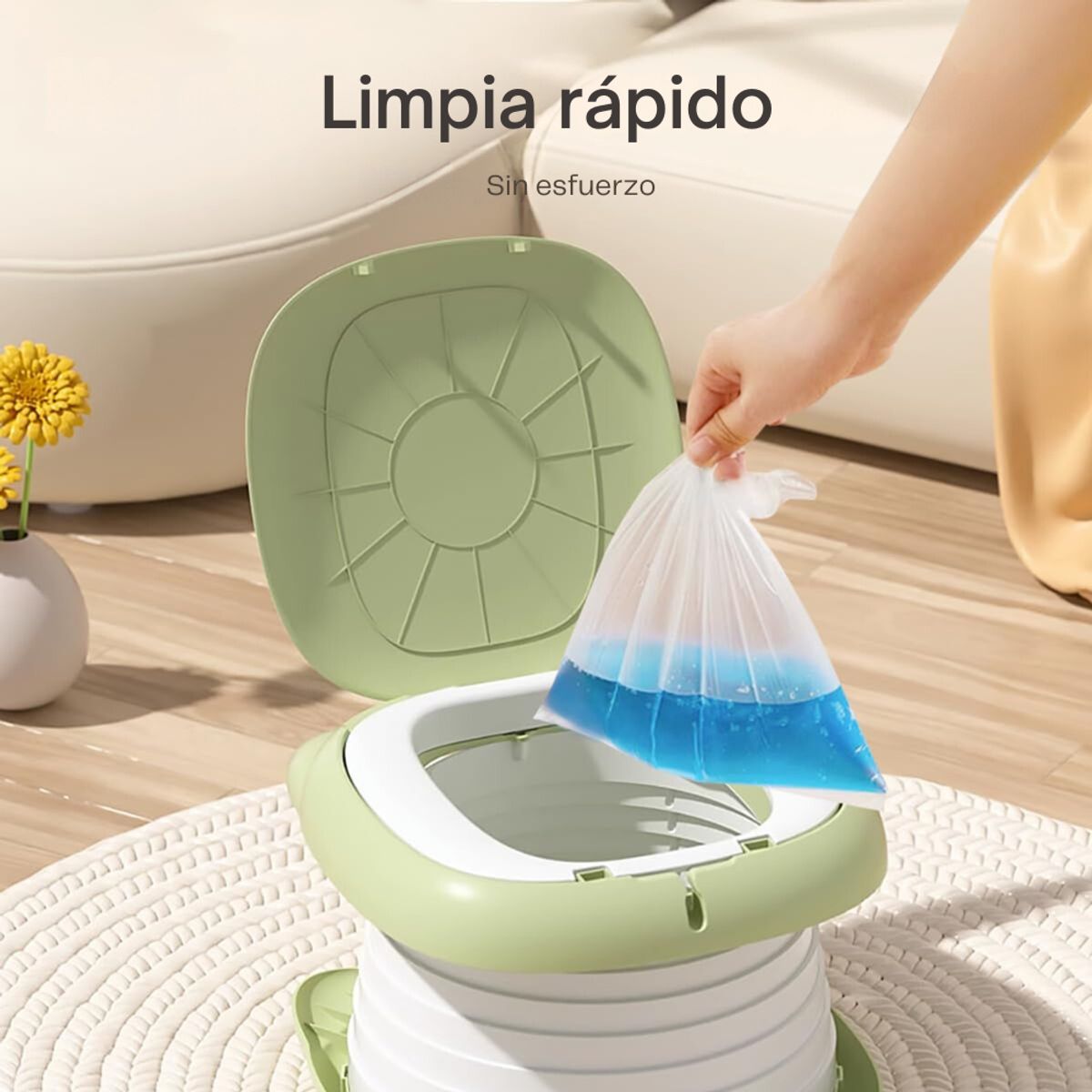 CRUSEC - Pelela Bebé Bacinica Para Niños Plegable Baño Portátil Rosa