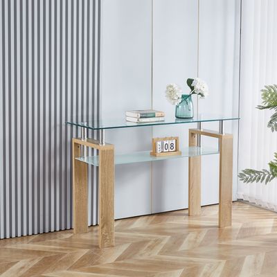 Imagen 2 del producto Mesa de Arrimo Rectangular de Vidrio