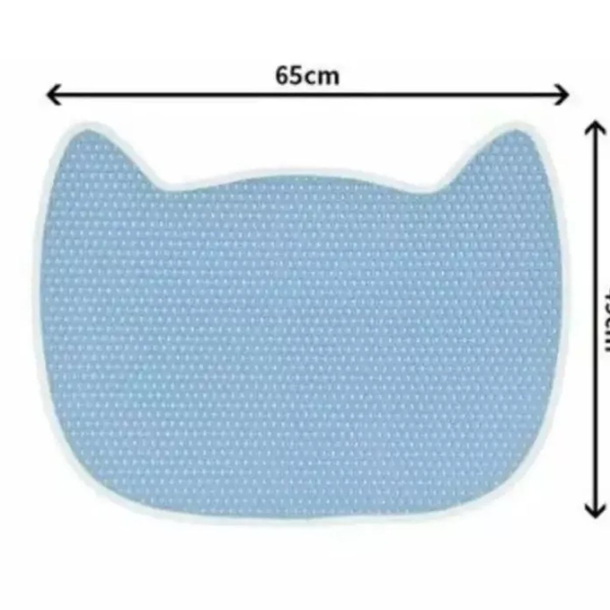 GENERICO - Alfombra Salida Arenero Gato Baño Atrapa Arena Grande.