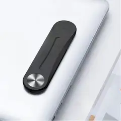 GENERICO - Soporte Magnetico para Telefono en Notebook Macbook PC Negro