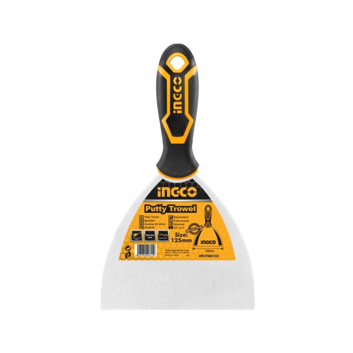 INGCO - Espátula Lisa Metal Industrial Pintor 125 Mm Ingco Hput08125