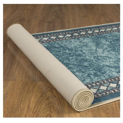 Imagen 2 del producto Alfombra Pasillo Con Goma 60 x 210 cm Azul ALFODIA