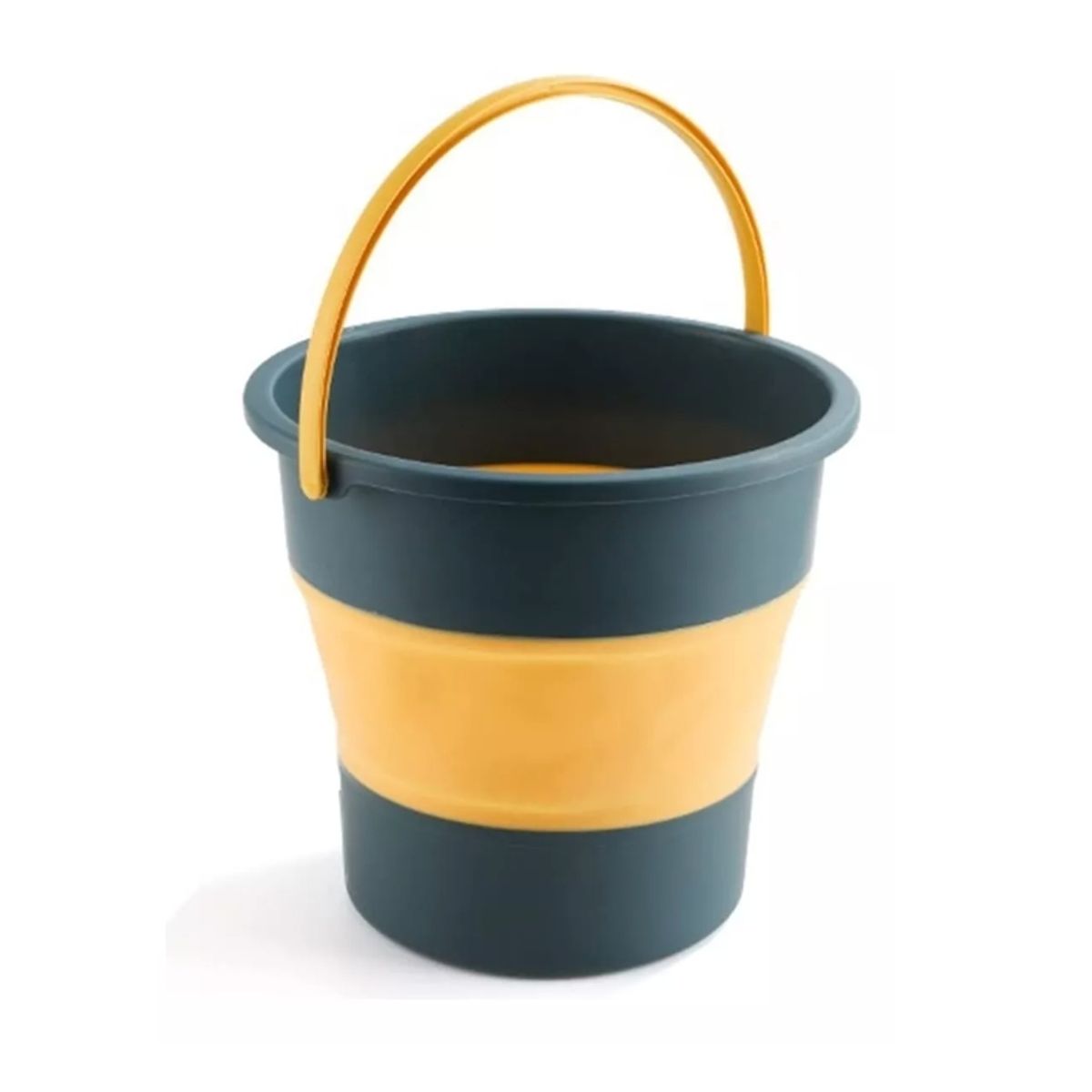 GENERICO - Balde Plegable 4.6 Litros Cubo Silicona