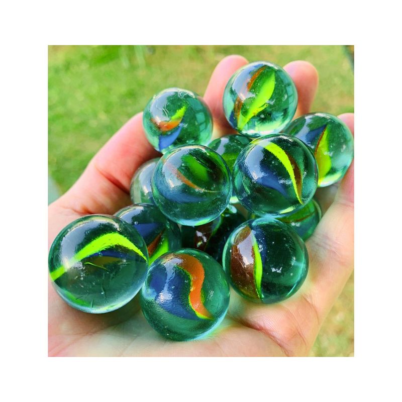 GENERICO - 75 Canicas Bolitas Ojos De Gato Chita Juegos