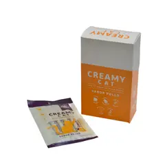 GENERICO - 6 Snack Creamy Cat Pollo 4 pouch para gatos