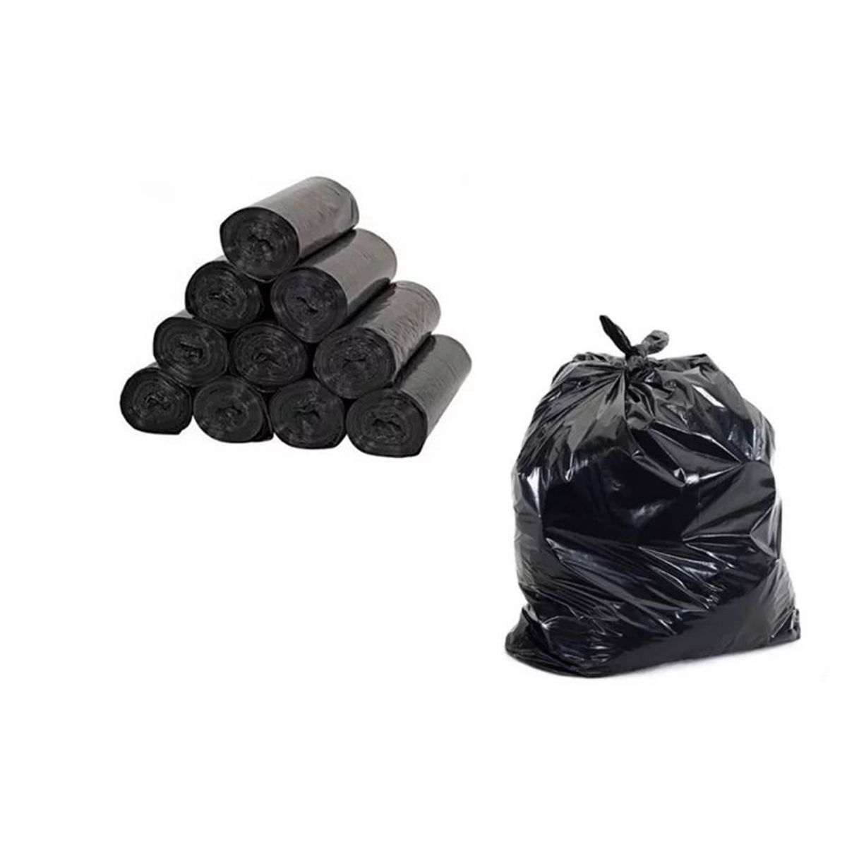 GENERICO - Set Bolsa Negra De Aseo 80 X 100 Cms 20 Unidades 120l