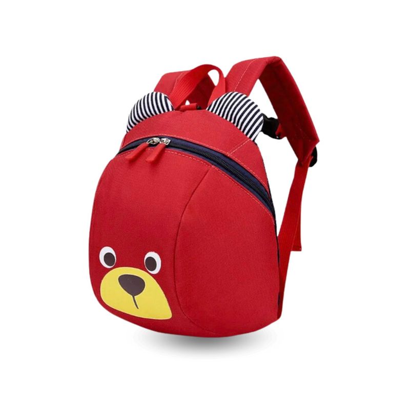SANTU HOME & DECO - Mochila con Arnés Seguridad Anti Perdida Niños Rojo
