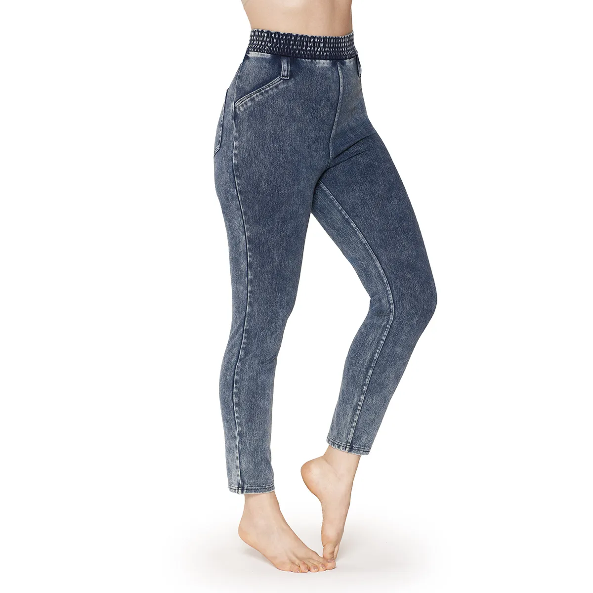 MONARCH - Leggings Mezclilla Azul Monarch