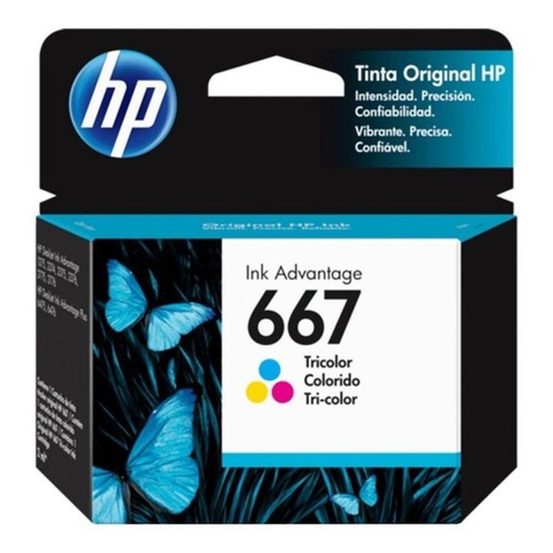 HP - Tinta Hp 667 Color Original / Tricolor / Zonagamerchile