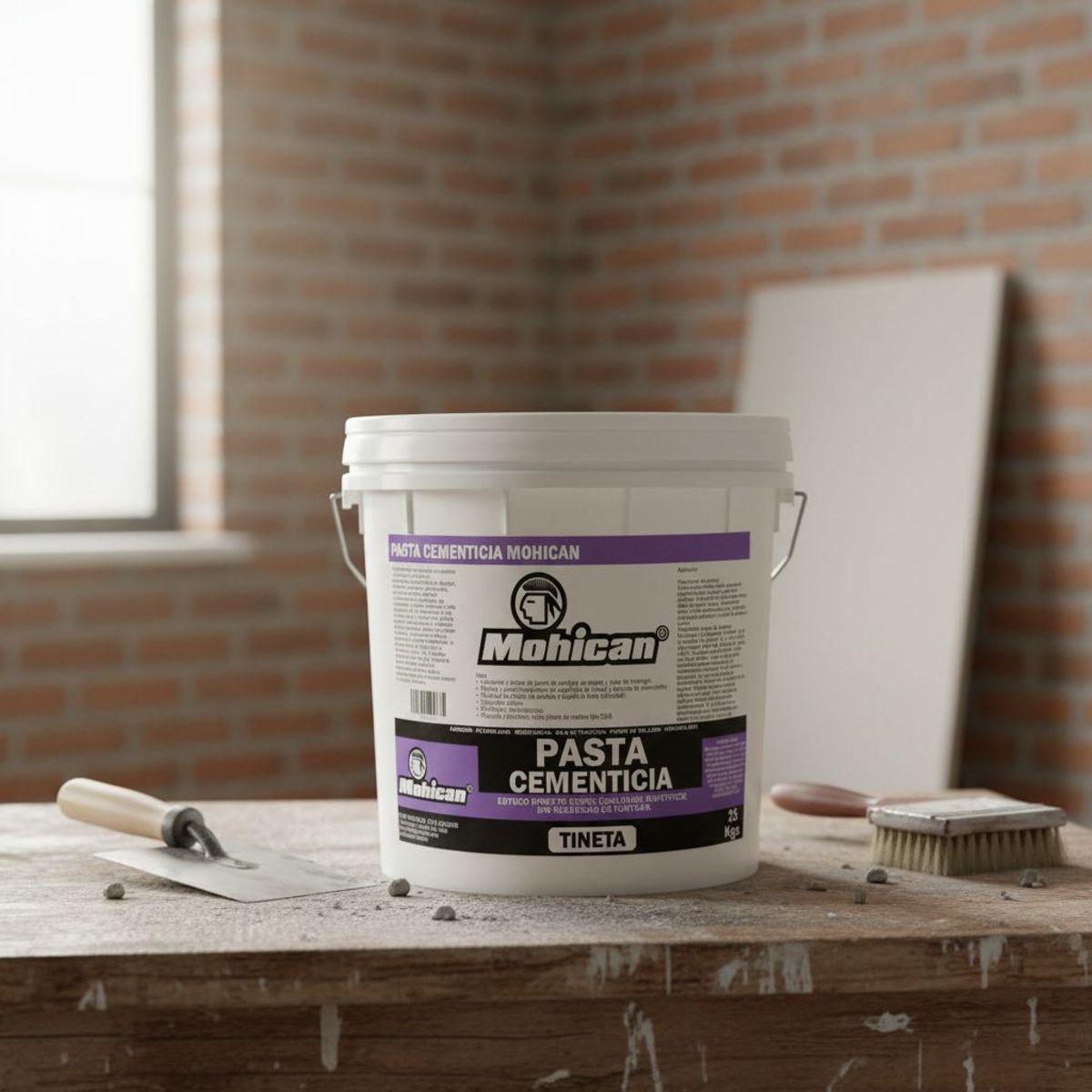 MOHICAN - PASTA CEMENTICIA MOHICAN TINETA 25 KGS
