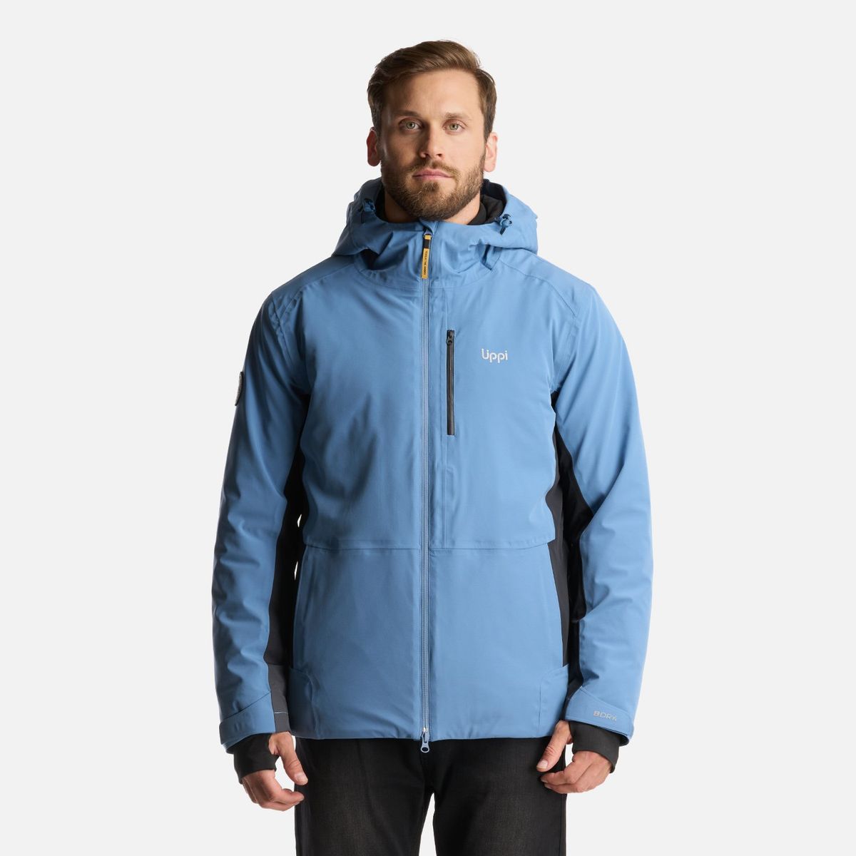 LIPPI - Chaqueta Hombre Snow Valley B-Dry Jacket Azul Grisaceo Lippi