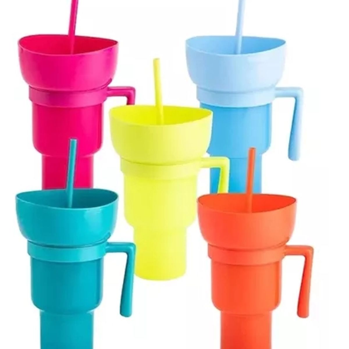 GENERICO - Vaso Tik Tok Botanero 2 En 1 Tendencia Para Snack + Bebida