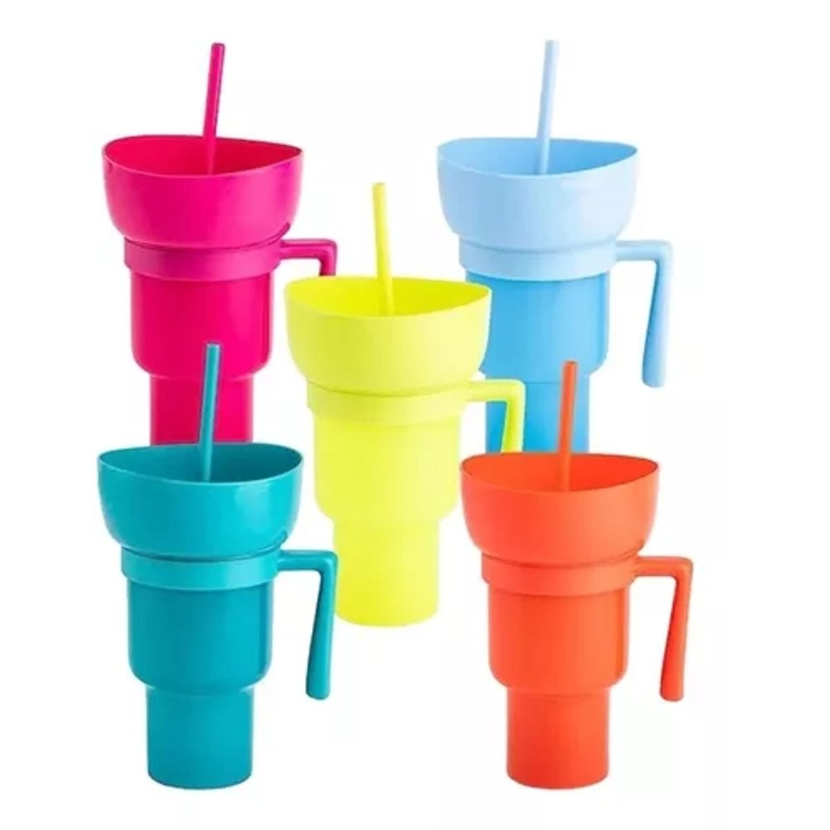 GENERICO - Vaso Tik Tok Botanero 2 En 1 Tendencia Para Snack + Bebida