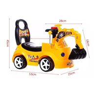 Correpasillos Retroescabadora Con Luz Sonido