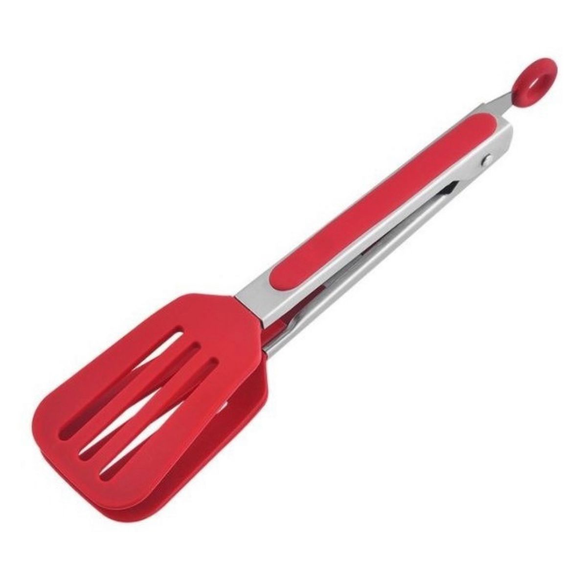 GENERICO - Pinza Espátula Cocina Parrilla Acero Inoxidable Silicona