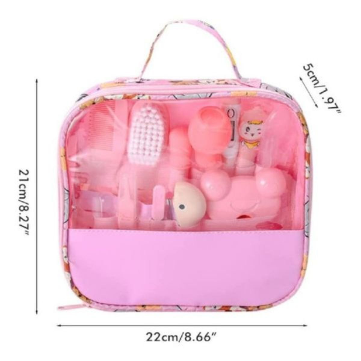 GENERICO - Kits de Higiene para Bebe Rosado + Cojín Hamaca Estrellita