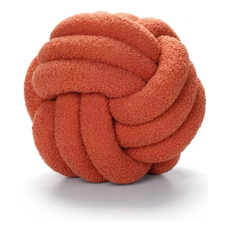 GENERICO - Cojin Decorativo Modelo Nudo Acolchado - Naranja