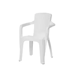 QRUBBER - Silla Plástica con Brazos Infinity tipo Rattán MQ QRubbber
