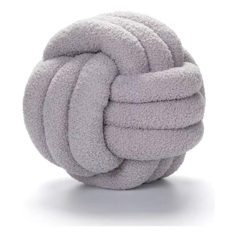GENERICO - Cojin Decorativo Modelo Nudo Acolchado - Gris
