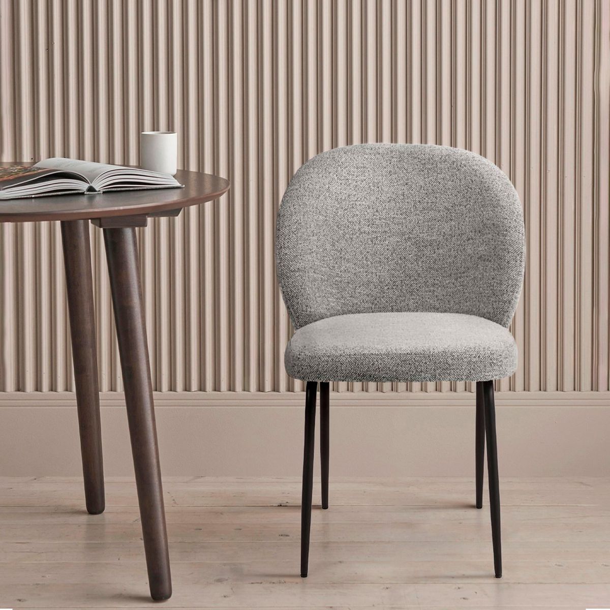 FORM DESIGN - Silla Tapiz Pascale Gris Form