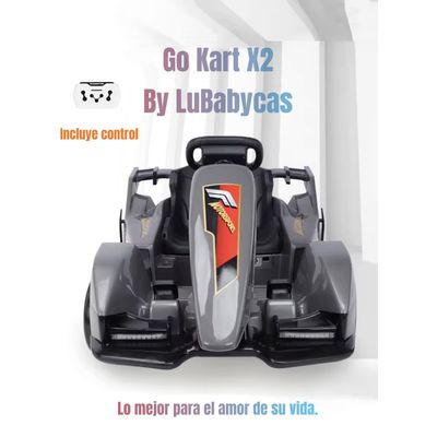 Imagen 2 del producto Go Kart Auto Eléctrico 12V7AH Con Control Rojo