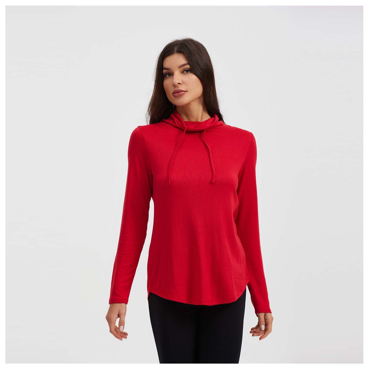 FASHION'S PARK - Sweater Mujer Con Bolsillo Gris Melange Fashion's Park