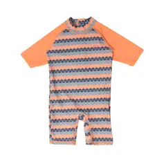 LIPPI - Traje de Baño Baby Girl Sun Pro Swimsuit Print Damasco