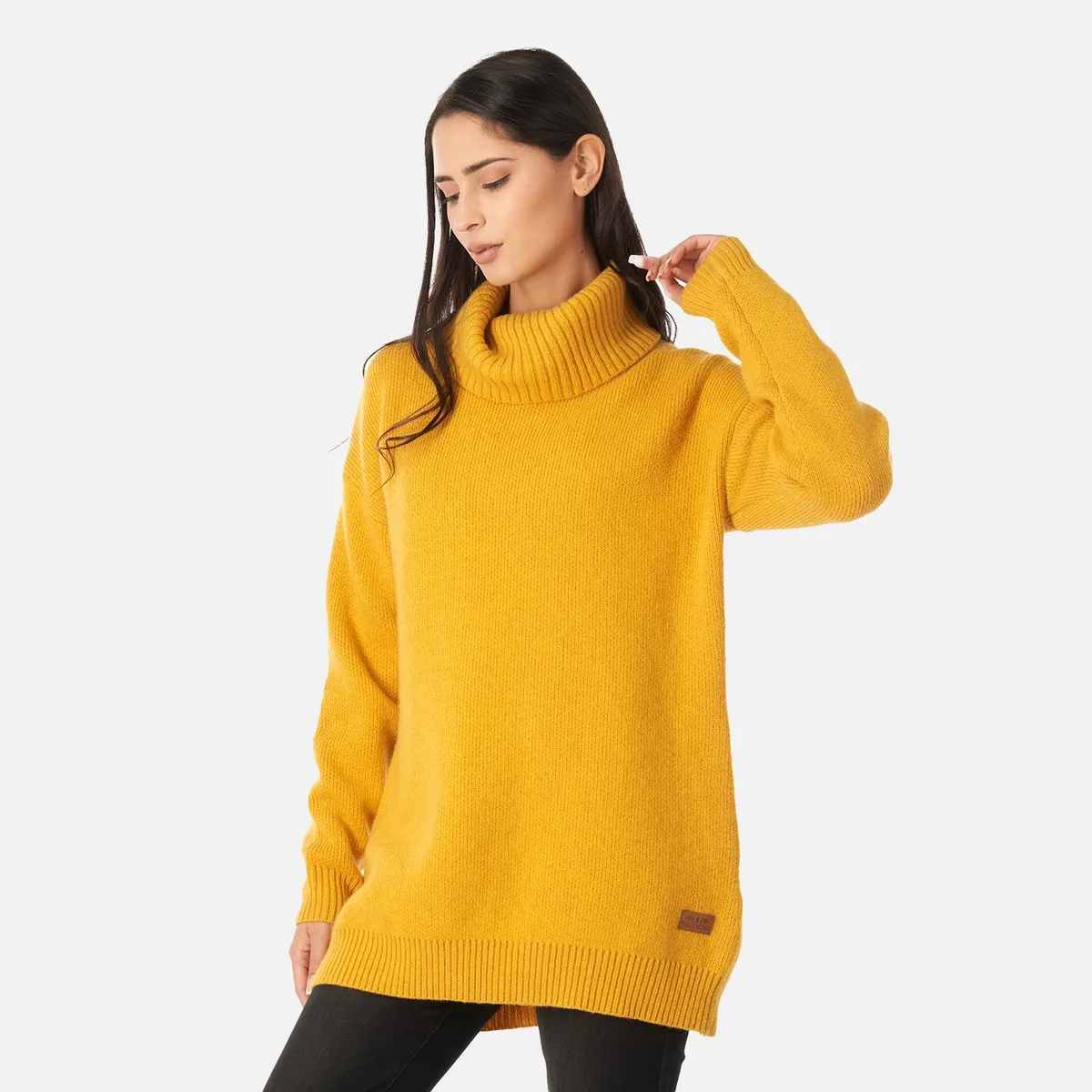 HAKA HONU - Chaleco Mujer Sureño Mostaza Haka Honu