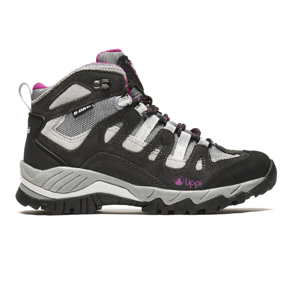 LIPPI - Botín Mujer Puelo CS Hi Grafito/Fucsia Lippi