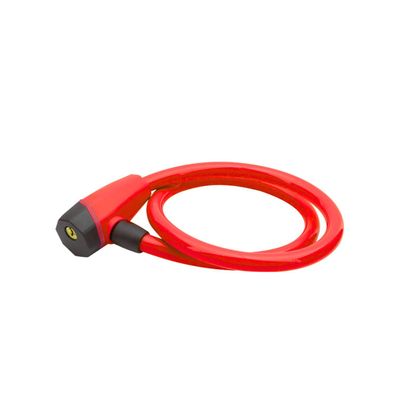 Imagen 2 del producto Cadena de Seguridad Bicicleta Recubierta Goma 80 cm con Llave