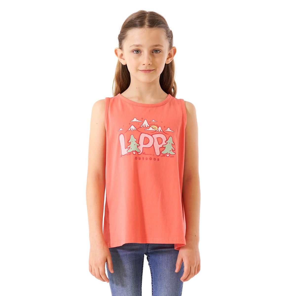 LIPPI - Polera Niña Scout UV-Stop T-Shirt Rosado Lippi