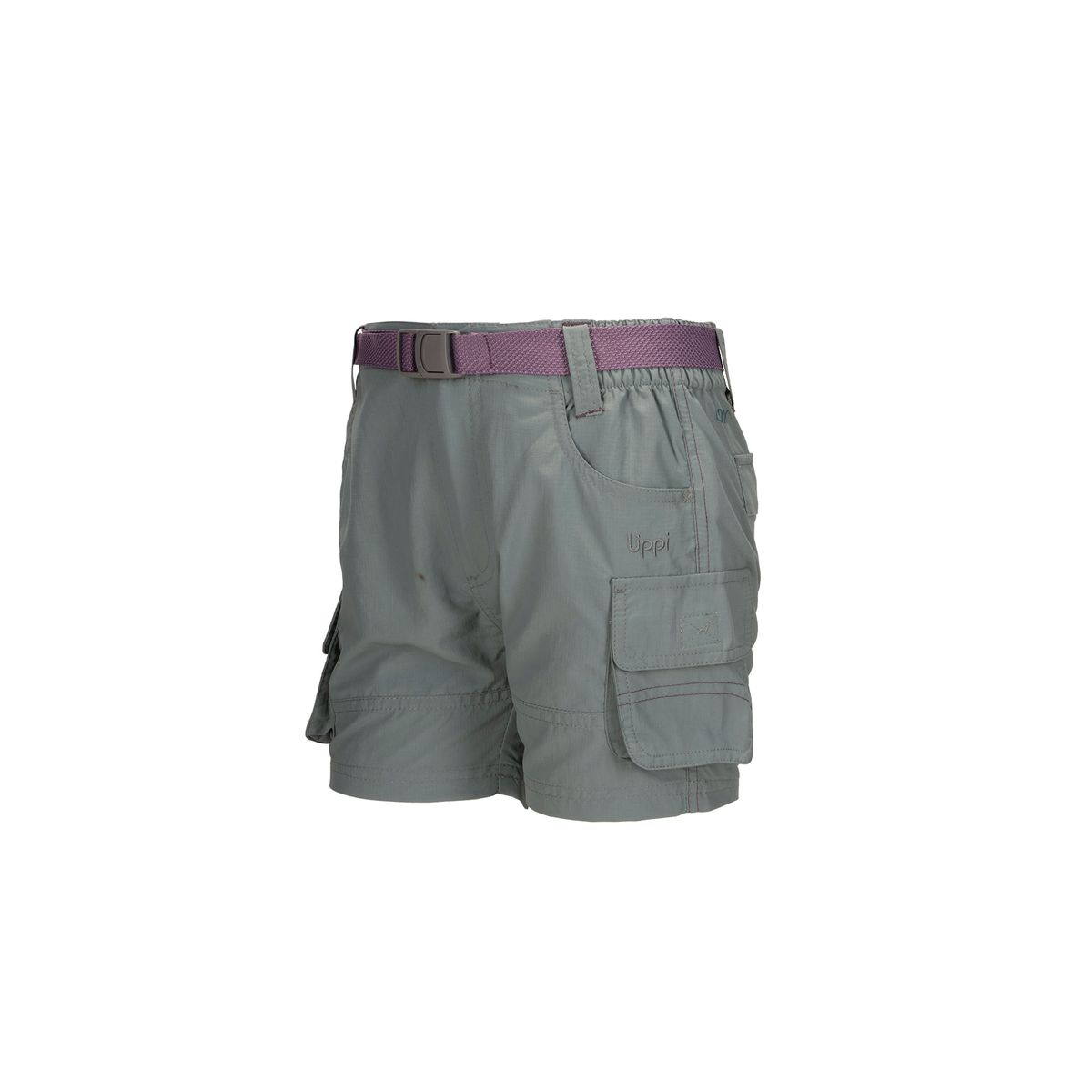 LIPPI - Short Niña Mini Just-Go Q-Dry Cargo Shorts Verde Grisaceo Lippi