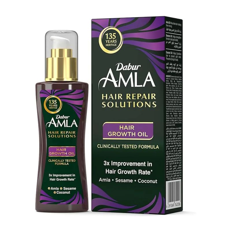 VIRO NATURAL - Dabur Amla Aceite Capilar Crecimiento del Cabello 150 ml.-