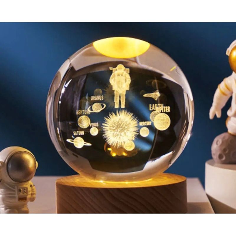GENERICO - Bola de cristal 3D para decoración del hogar