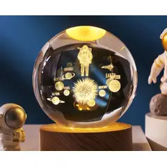 GENERICO - Bola de cristal 3D para decoración del hogar