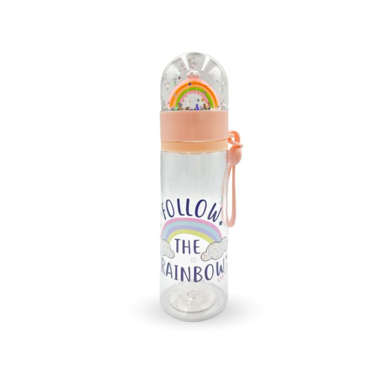 SANTU HOME & DECO - Botella Arcoíris Antiderrame 460ml Rosado