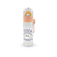 SANTU HOME & DECO - Botella Arcoíris Antiderrame 460ml Rosado