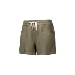 LIPPI - Short Mujer Lino Shorts Verde Mate